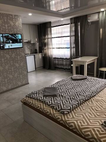Фото номера Апартаменты с 1 спальней Апартаменты Apartment Gagarina 6/41 г. Liskhimstroy 8